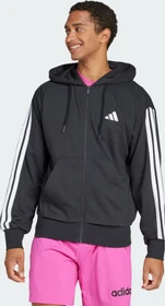 adidas Essentials 3-Streifen French Terry Hoodie schwarz/weiß (Herren)