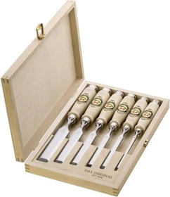 Kirschen 1001 Stechbeitel-Satz inkl. Werkzeugbox, 6-tlg.