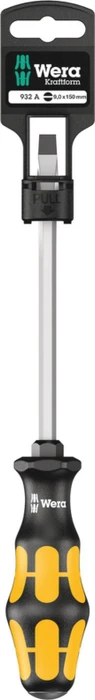 Wera Kraftform Plus Serie 900 932A SB Schlitz Schraubendreher, 9x150mm