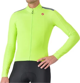 Castelli Puro 4 Trikot langarm electric lime (Herren)