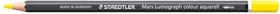 Staedtler Mars Lumograph colour aquarell 104 Aquarellstift gelb, Kartonetui, 6er-Pack
