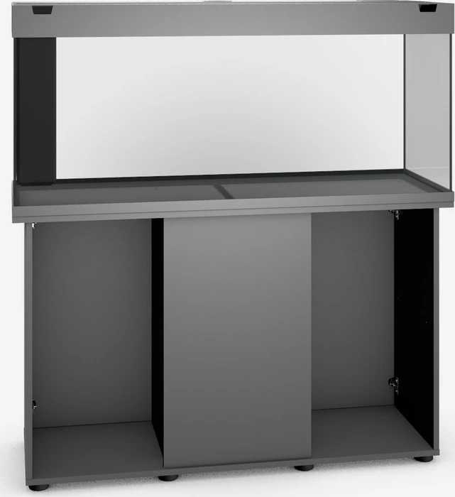 Juwel Rio 240 LED Aquarium-Set mit Unterschrank, grau/grau, 240l