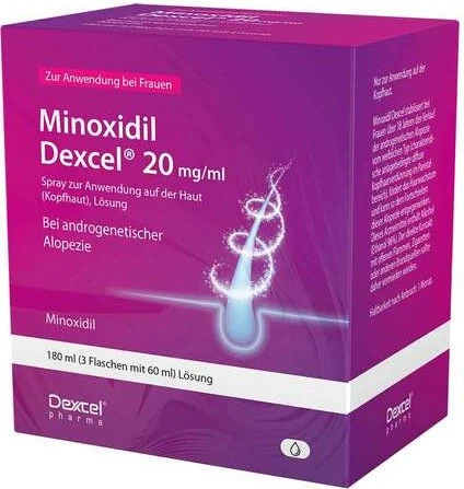 Minoxidil Dexcel 20mg/ml Spray für Frauen