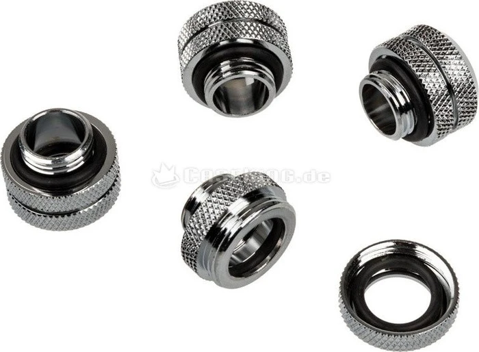 Corsair Hydro X Series XF Hardline, OD Fitting G1/4" auf 12mm, chrome, 4er-Pack