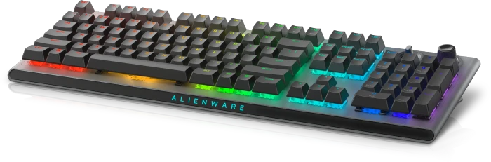 Dell Alienware AW920K Tri-Mode Wireless, Dark Side of The Moon, MX RGB RED, USB/Bluetooth, US