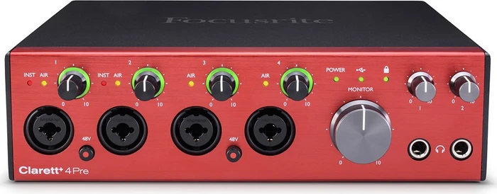 Focusrite Clarett+ 4 Pre – Bild 3 von 4