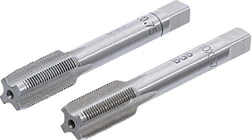 BGS technic Gewindebohrer mit Vor- und Fertigschneider, M10, 2 Stück