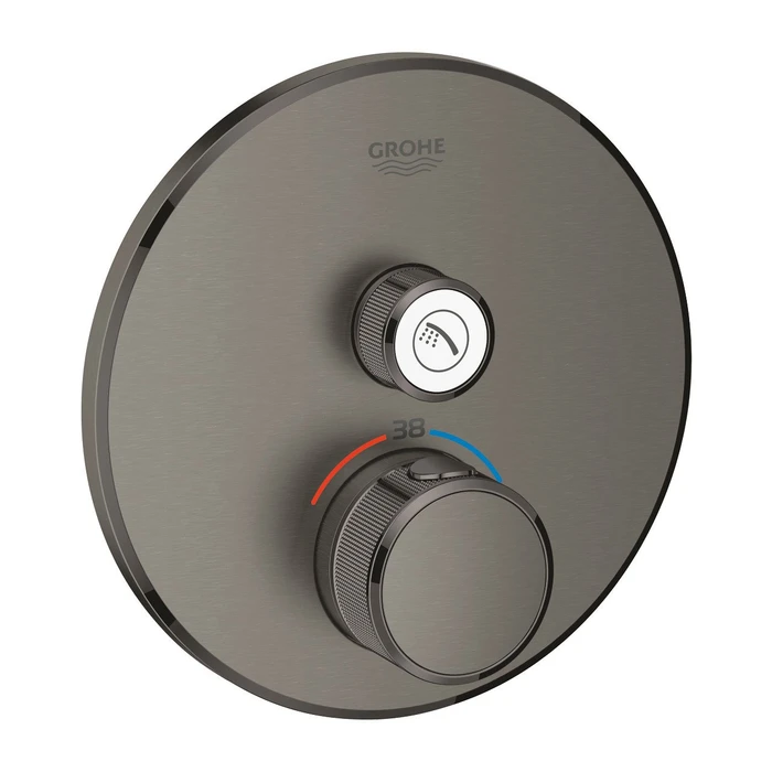 Grohe Grohtherm SmartControl Thermostat mit 1 Ventil hard graphite gebürstet