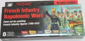 Vallejo Model Color Wargames Color Series French Infantries Napoleonic Wars Farbset, 8-tlg.
