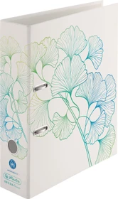 Herlitz maX.file GREENline Ordner 2-Ring mit Motiv, 80mm, A4, Ginkgo