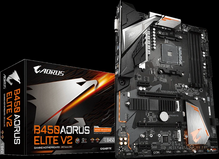 GIGABYTE B450 AORUS Elite V2 (AMD AM4)