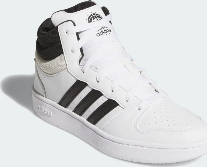 adidas Hoops Mid Classic cloud white/core black/orbit grey (KI1032) – Bild 4 von 4