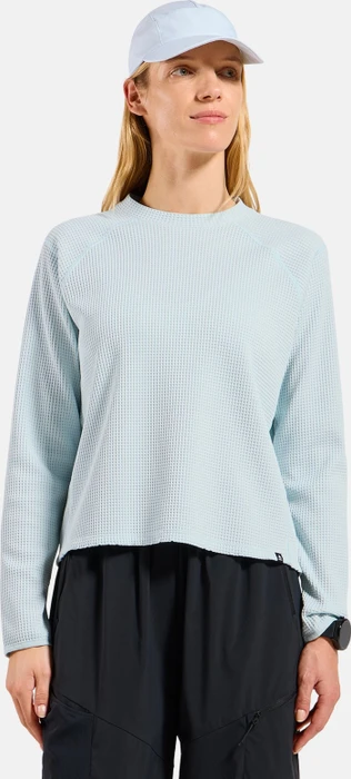 Odlo Cubic Multisport Midlayer Funktionsshirt langarm baby blue (Damen)