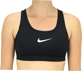 Nike Classic Swoosh Sport-BH schwarz (Damen)