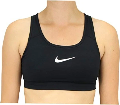 Nike Classic Swoosh Sport-BH schwarz (Damen)