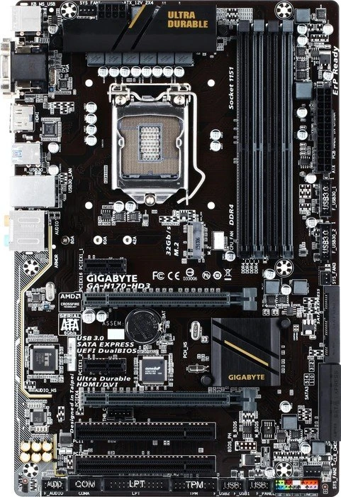 GIGABYTE GA-H170-HD3 (Intel 1151)