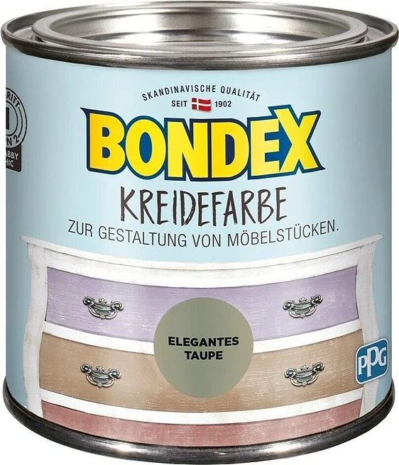 Bondex Kreidefarbe innen elegantes taupe, 500ml