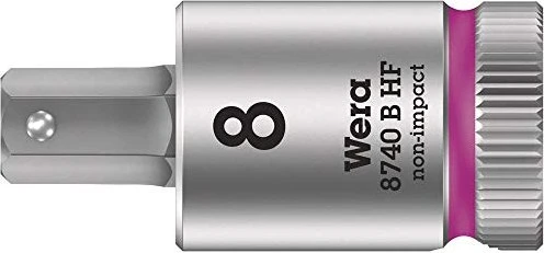 Wera 8740 B HF Zyklop Torx Steckschlüssel 3/8", 8x38.5mm