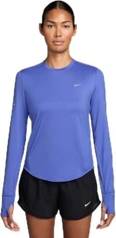 Nike Swift Dri-FIT UV Crew-Neck Laufshirt langarm sapphire (Damen)