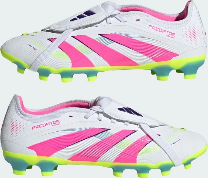 adidas Predator Pro Fold-Over Tongue FG/MG cloud white/lucid pink/lucid lemon