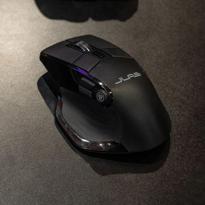 JLab Epic Wireless Mouse, schwarz, USB/Bluetooth