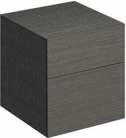 Geberit Xeno² Seitenschrank 45x51x46.2cm, 2 Schubladen, sculturagrau