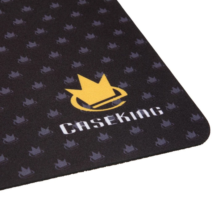 Caseking Gaming Mauspad mit Krone, Revision 2, 350x252mm, blau/schwarz