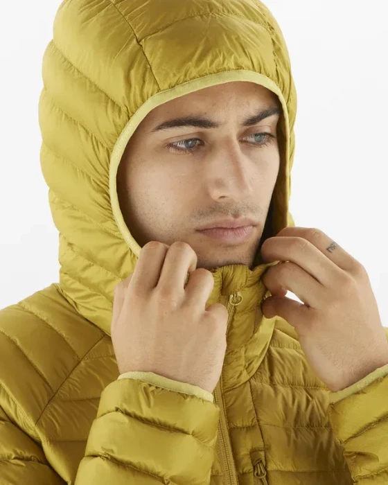 Salomon Elixir Micro Down Hooded Funktionsjacke cress green (Herren)