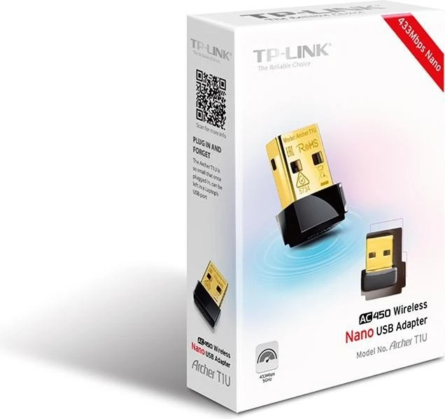 TP-Link AC450 Wireless Nano, 5GHz WLAN, USB-A 2.0 [Stecker]
