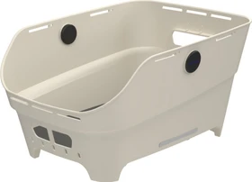 Basil Cento Neo WSL Fahrradkorb off white