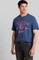 Tom Tailor Logo-Print T-Shirt kurzarm blau (Herren) Vorschaubild