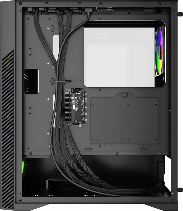 Gembird Fornax 900 ARGB Black, Glasfenster