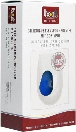 Bort Medical Silikon-Fersenspornpolster mit SoftSpot large Gr.42-44, 2 Stück