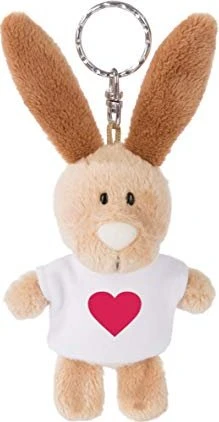 Nici Hase mit Herz Schlüsselanhänger 10cm