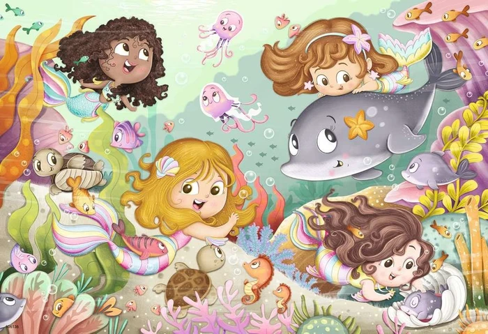 Ravensburger Puzzle Kleine Feen und Meerjungfrauen