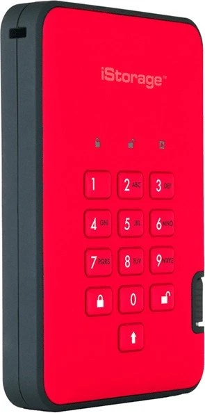 iStorage diskAshur2 256bit, rot, 5TB, USB-A 3.0