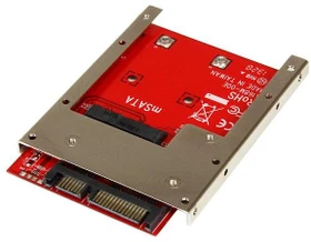StarTech mSATA SSD auf 2.5" SATA Adapter/Konverter (SAT32MSAT257)