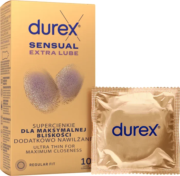 Durex Sensual Extra Lube, 10 Stück