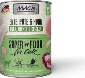 MAC's Cat Ente Pute und Huhn Adult, 9.60kg (12x 800g)