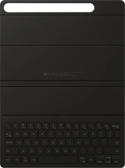 Samsung EF-DX710 Book Cover Keyboard Slim für Galaxy Tab S9 / S9 FE, schwarz, DE