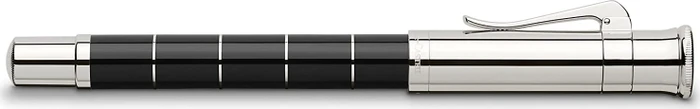 Graf von Faber-Castell Classic Anello schwarz/silber, rechte Hand, mittel