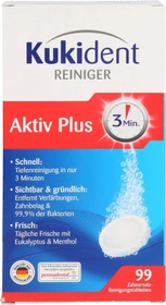 Kukident Aktiv Plus Reinigungstabs, 99 Stück