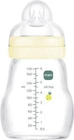 MAM Feel Good Babyflasche, 0+M, 170ml, matt linen