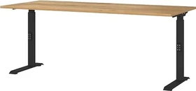 Germania 7912-593 Schreibtisch 180x80cm Eiche/schwarz
