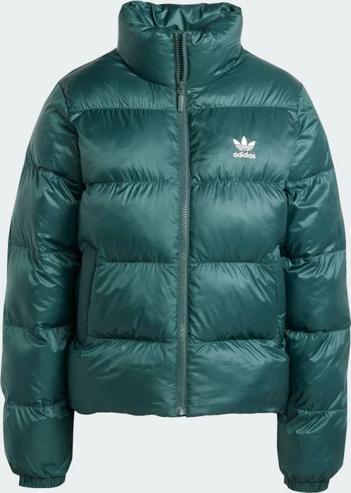 adidas Adicolor Short Puffer Jacke mineral green (Damen)