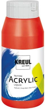 Kreul Solo Goya Triton Acrylic Acrylfarbe, echtrot, 750ml