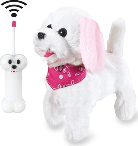 Jamara Trixi RC Plüschhund weiß/rosa