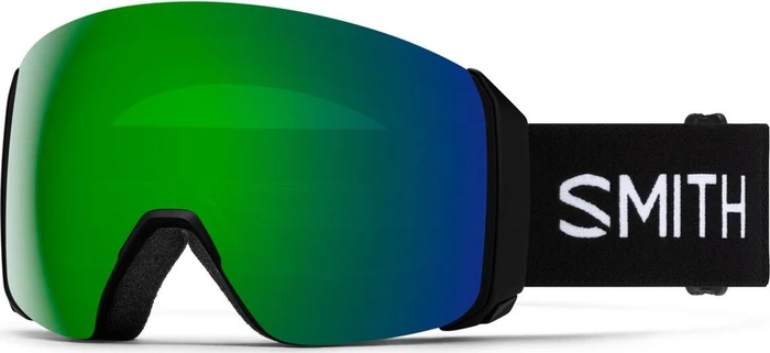 Smith 4D Mag XL black/chromapop sun green mirror