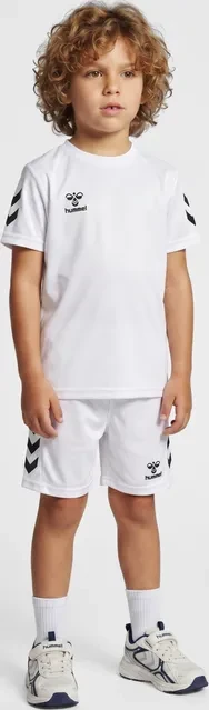 hummel Logo Set kurzarm weiß (Junior)