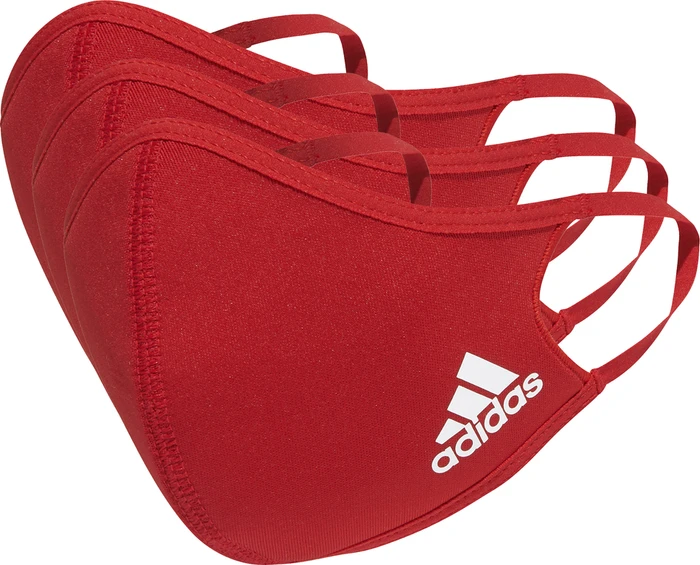 adidas Training Face Cover Mundschutzmaske waschbar M/L weiß, 3 Stück